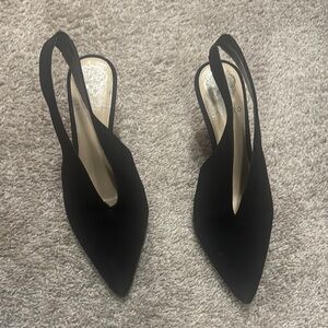 Elegant Black Slingback Heels